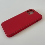 Nowe skórzane etui na Iphone 12 Pro Max czerwone