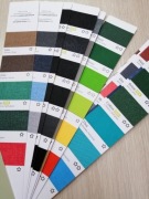 Wzornik kolorów materiałów / paleta jak pantone