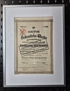 Prezent na Barbórkę, prezent dla górnika, dekoracja wnętrza, Akcje kopalni 