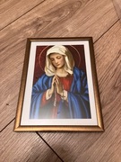 Obrazek w ramce z Matka Bożą