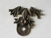 Żaba wisiorek naszyjnik breloczek przywieszka 