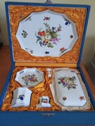 HEREND Ręcznie malowany porcelanowy komplet