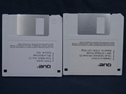 Dyskietki 3,5" 2HD 1,44 MB używane kolor BIAŁY 2 szt.