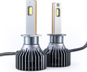 Żarówki LED H1 6000K nowe mocne can bus GPNE 75A 15000 lumen 12V 24V