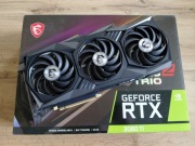 MSI RTX 3060 Ti Gaming X Trio 8GB – komplet, bardzo cicha, niski coil whine