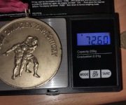 Medale..Złoto srebro brąz ,, Mistrzostwa Polski Zapasy Styl Wolny 