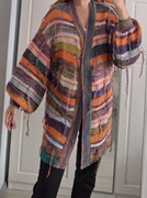 Długi damski kardigan 