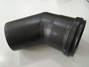 Kolano czarne fi 80 stal pellet piec kocioł