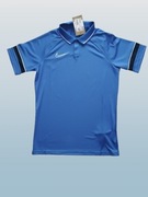 NIKE Dri-FIT Academy Polo SS  EU M  niebieskie  klatka 104 cm