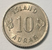 501. Islandia 10 aurar  1969 rok  