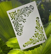 Szablon mandali, malarski, DIY, crapbookingu, tynk ozdobny - Nr C10