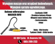 Wynajem buławy wibracyjnej WACKER IRFU