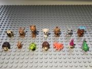 KLOCKI LEGO ELEMENTY ZWIERZĘTA MIX CASTLE ZAMEK OD 1ZŁ LICYTACJA