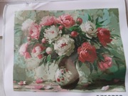 W2- Piwonie - obraz do malowania farbami po numerach