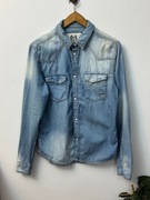 Koszula jeansowa bawełniana katana jeans Revolution rozmiar M