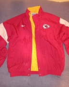 Vintage Reebok NFL Pro Line Kansas City Chiefs kurtka XL ocieplana