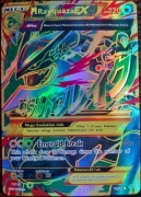 karta Pokemon Rayquaza EX 98/98 złota karta UNIKAT