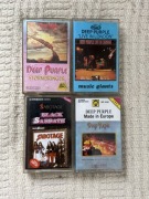 DEEP PURPLE, BLACK SABBATH 4 kasety