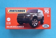 MATCHBOX 2020 LAND ROVER DEFENDER 90 jak hot wheels