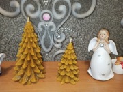 Świece z wosku pszczelego - Choinka mała 