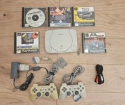 Konsola Sony PS One, dwa pady, 5 gier
