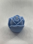 Naturalna Niebieska Świeczka Sojowa Róża Handmade
