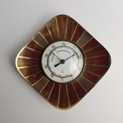 Barometr  firmy Lufft z lat 60  - sprawny - w obudowie metalowej