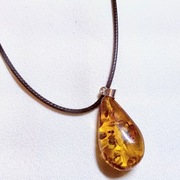 Wisiorek z bursztynu 