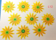 SCRAPKI KRAKÓW duże kwiaty 9 szt. (L12)