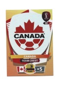 PANINI WORLD CUP QATAR 2022 KANADA TEAM CREST 68