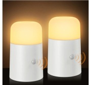 WARMTUYO   LAMPKI NOCNE  Z CZUJNIKIEM RUCHU  ZASILANE  BATERYJNIE 