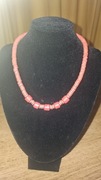 Naszyjnik z korali naturalnych czerwonych