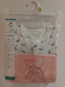 nowe Disney Baby 80-86 zestaw 2pak pajace pajacyki piżamki Bambi jelonek