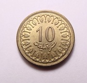 Tunezja 10 milliemes 1980 PIĘKNA!