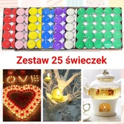 Zestaw 25 świeczki zapachowe SPA wklady podgrzewacze Walentynki prezent