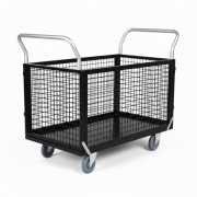 Wózek Magazynowy Metalowy z Siatki. Udźwig 500kg | DŁ 100cm SZER 70 cm