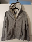 Męska szara bluza Nike rozm. 158-170 cm suwak kaptur 