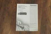Oryginalna instrukcja obsługi do Amplitunera Technics SA-EX140 w 3 językach