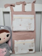 Organizer na łóżeczko niemowlęce dziecięce w gąski