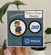 Kartka urodzinowa Psi Patrol.