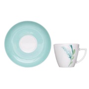 Lubiana komplet 6 filiżanek ze spodkiem 350ml/17,5cm Beata/Dorota aqua flow