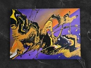 Abstrakcyjny obraz ręcznie malowany, nowoczesne obrazy do salonu 50 x 70 cm