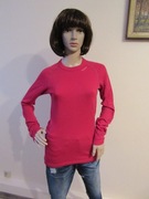 DEVOLD DUO ACTIVE damska bluzka śliczny róż 80% wełna merino_ M