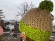 Handmade, piękna i delikatna czapka. Nowa, ręcznie robiona na szydełku