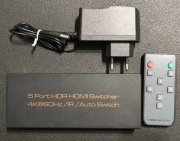Roofull 5 Port HDR HDMI switcher 4K@60Hz