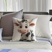 Poszewki na poduszkę  krowa krówka  45x45  kot pies