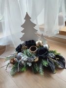 Stroik świąteczny uniwersalny Glamour choinki 