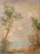 Obraz olejny "Wydmy" pejzaż A. Groński