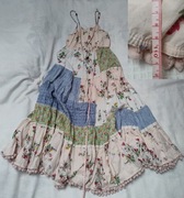 Sukienka dziewczęca na ramiączka