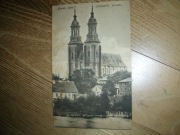 Pocztówka Gnesen Gniezno Katerda .    przedwojenna